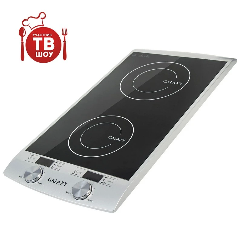Плита индукционная Galaxy GL 3057 (Мощность 2900Вт 2 панели температура 60-240°С
