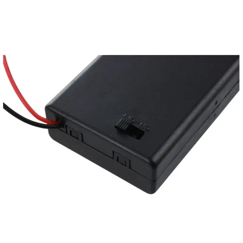 2 шт. 3 x AAA 4 5 V Чехол держатель для батареи коробка Проводная вкл/выкл