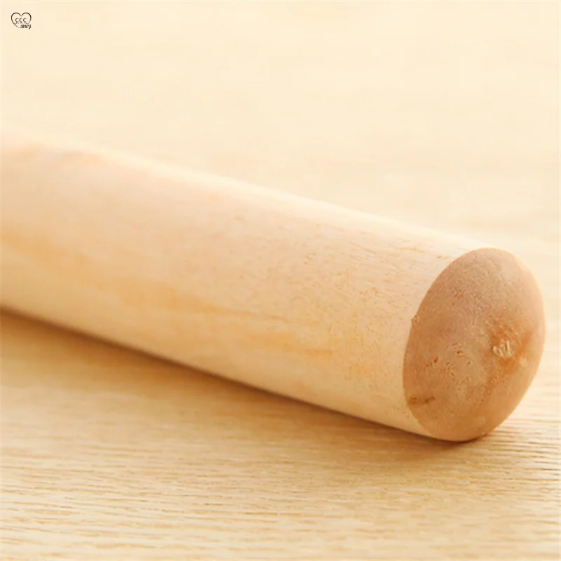 

Household Tool Solid Wood Large Rolling Pin Dumplings Pastry Dough Roller Baking Tool for Cake Noodle Stick Kitchen Accessories