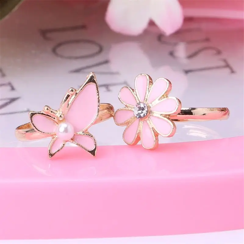 

36pc Fancy Adjustable Cartoon Rings Party Favors Kids Girls Action Figures Toy