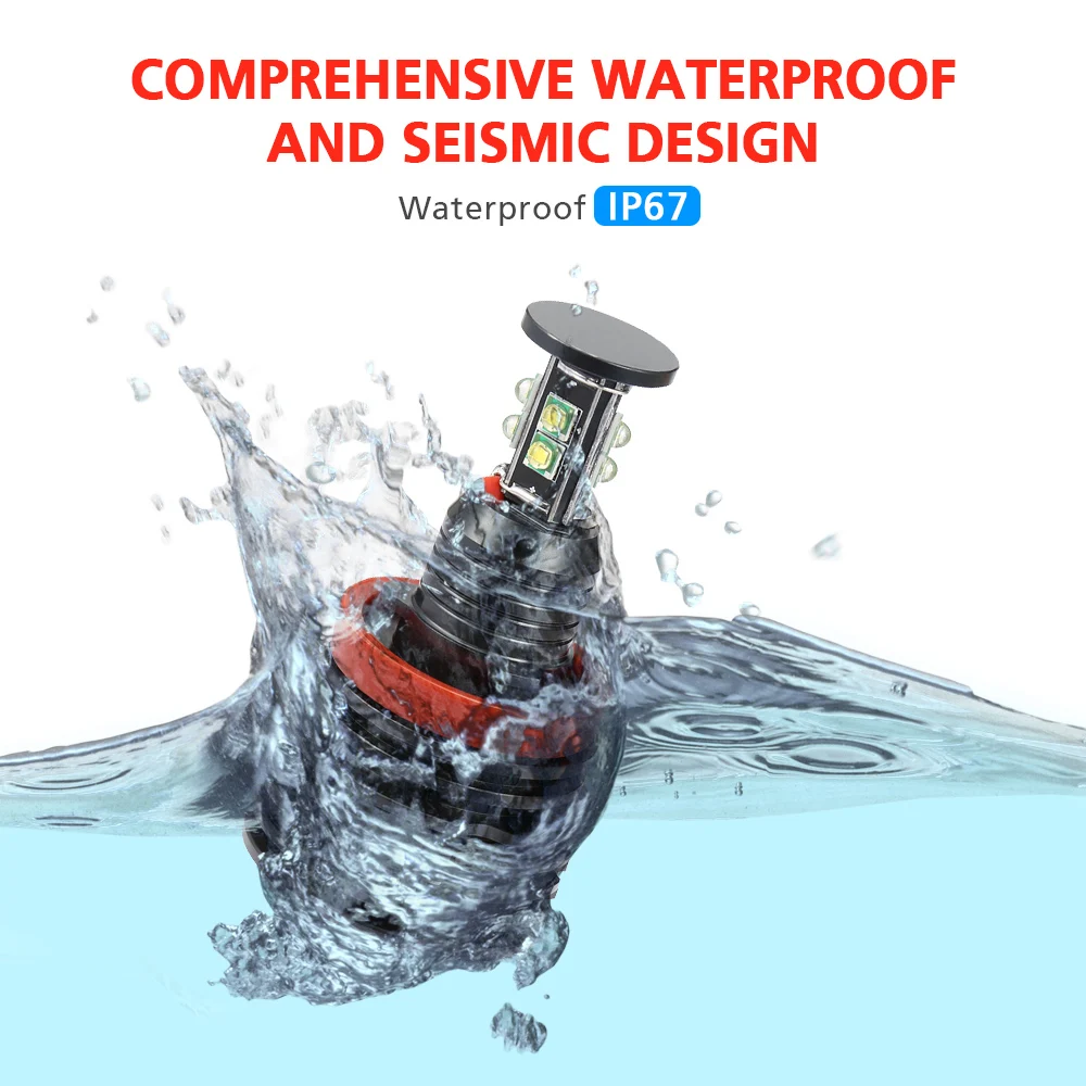 Can-шина Противотуманные фары H8 без ошибок 120 Вт светодиодсветодиодный ангельские