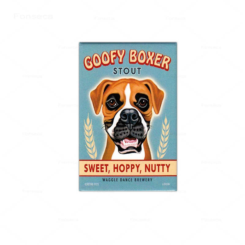 Милые животные оловянные знаки филе Тигр собака олень металлические таблички