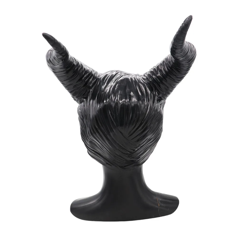 Аниме Maleficent: Mistress of Evil Карнавальная маска Maleficent queen головной убор ПВХ Рог шлем маска вечерние Hallpoween реквизит для костюмов