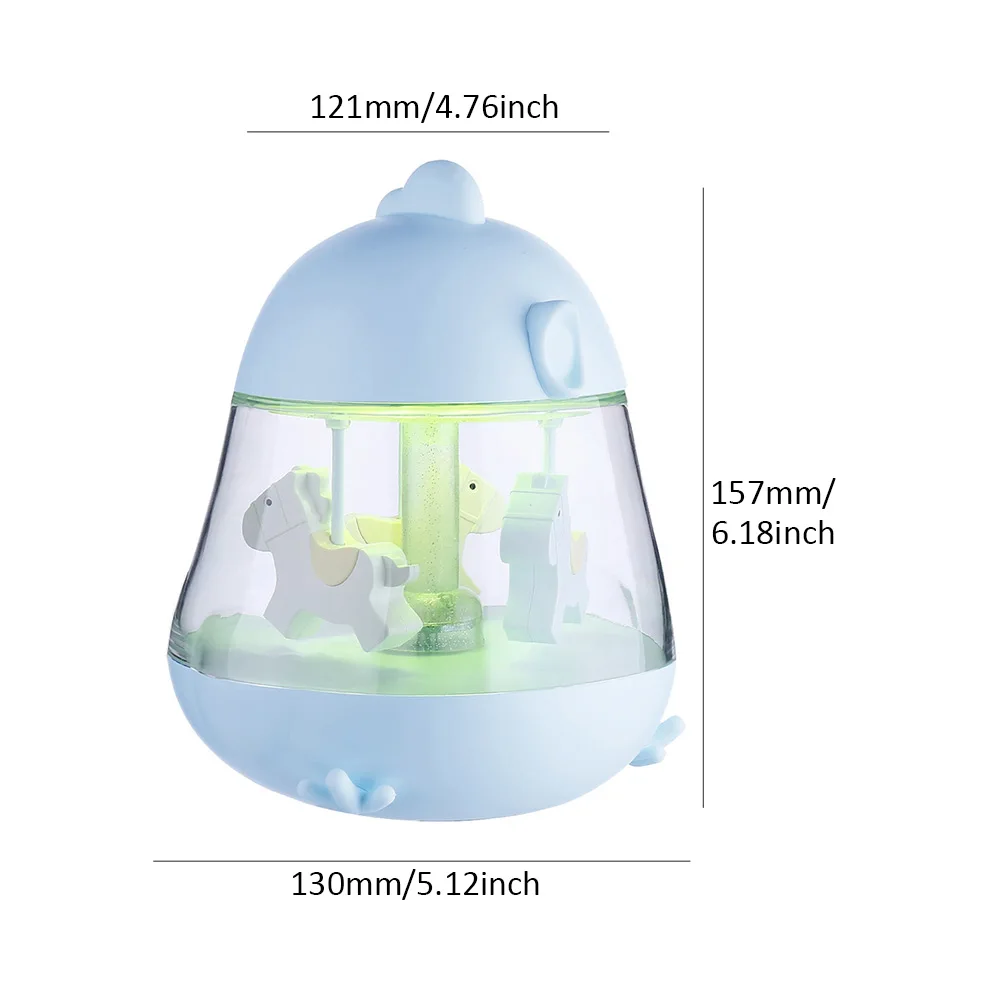 

Battery Powered Touch Control Baby Night Light Musical Carousel ABS Led Portable Sleep Soothing USB Rechargeable Color Changing