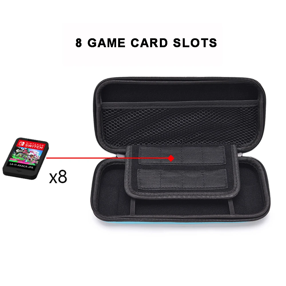 Чехол для переноски Switch Lite защитный жесткий чехол дорожная сумка хранения с 8