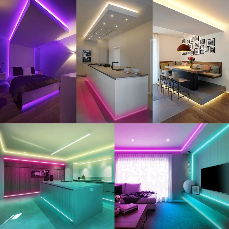 

1-30M Bluetooth LED Strip Light USB 5050 RGB Light SMD DC 5V Flexible LED Lamp Tape Ribbon TV Desktop Screen BackLight Diode