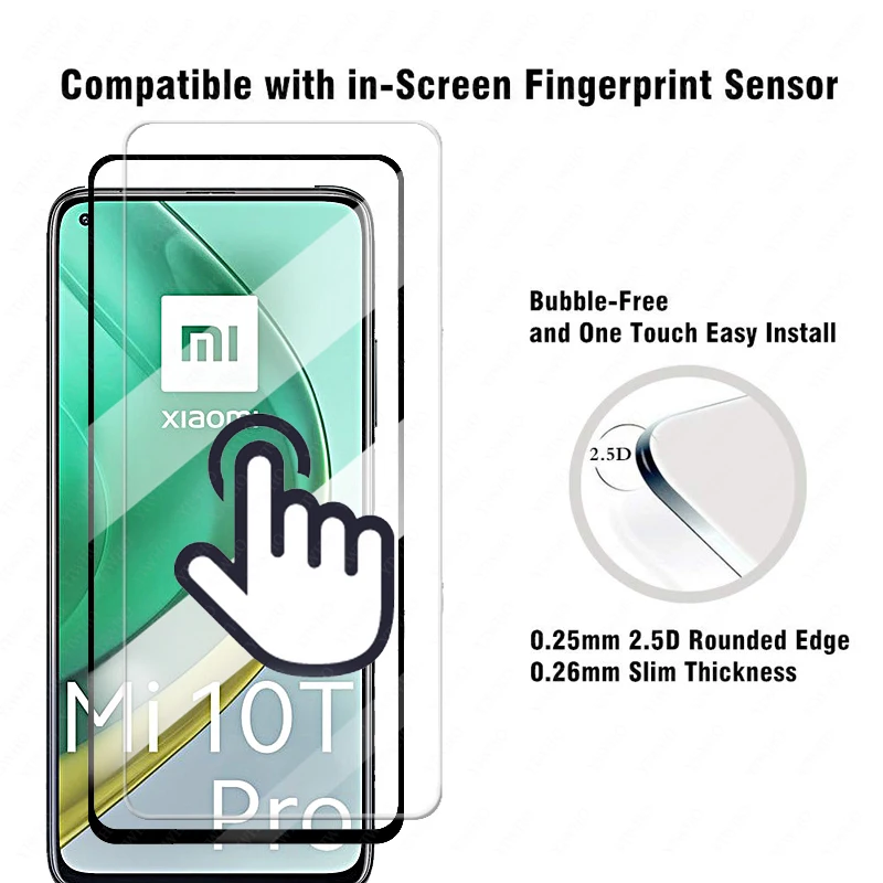 Tempered Glass for Xiaomi Mi 10T Pro 5G Case Cover Protective Glass for Xiaomi Mi 10TPro 10T 10 T Screen Protector Camera Lens