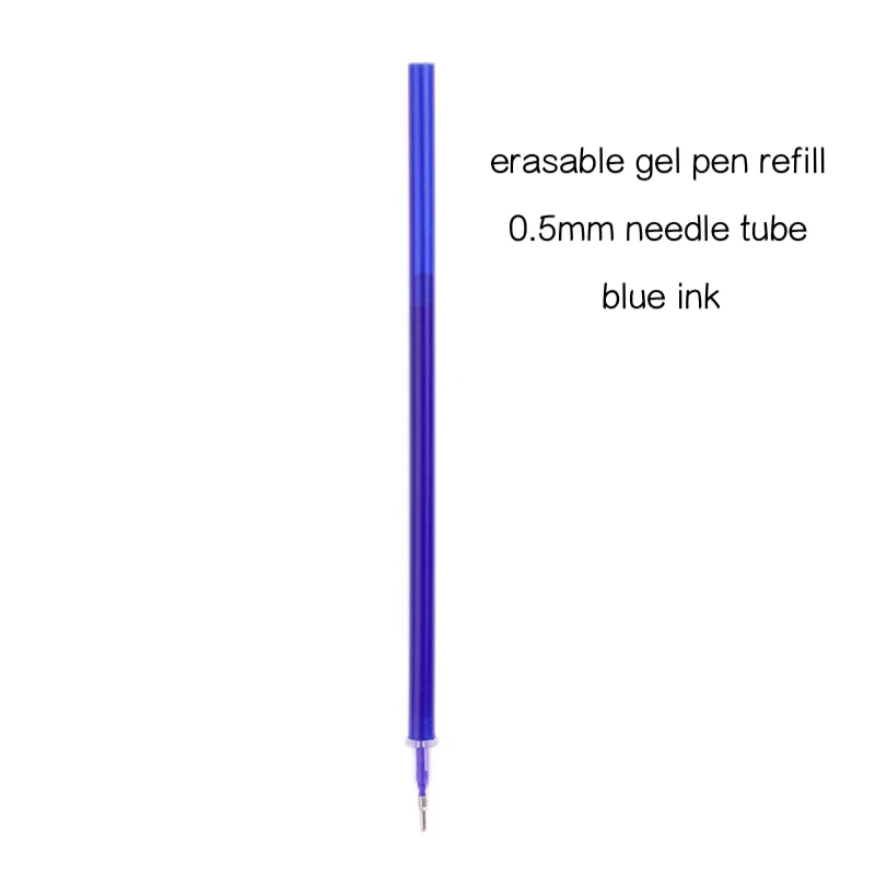 blue 20 шт./лот, креативный стержень, Волшебная стираемая гелевая ручка, заправка, синие/черные чернила, ручка для письма, инструмент, офисные канцелярские принадлежности, школьные принадлежности, подарок - Цвет графита: blue