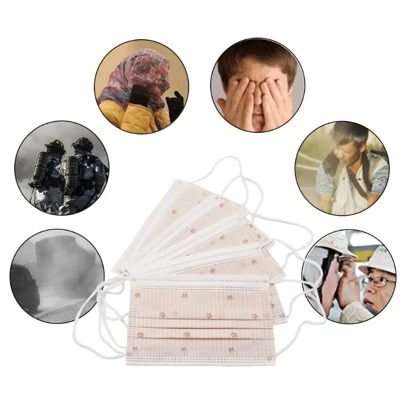 

50Pcs Kids Disposable Mouth Mask Cartoon Animal Floral Anti-Saliva Face Cover