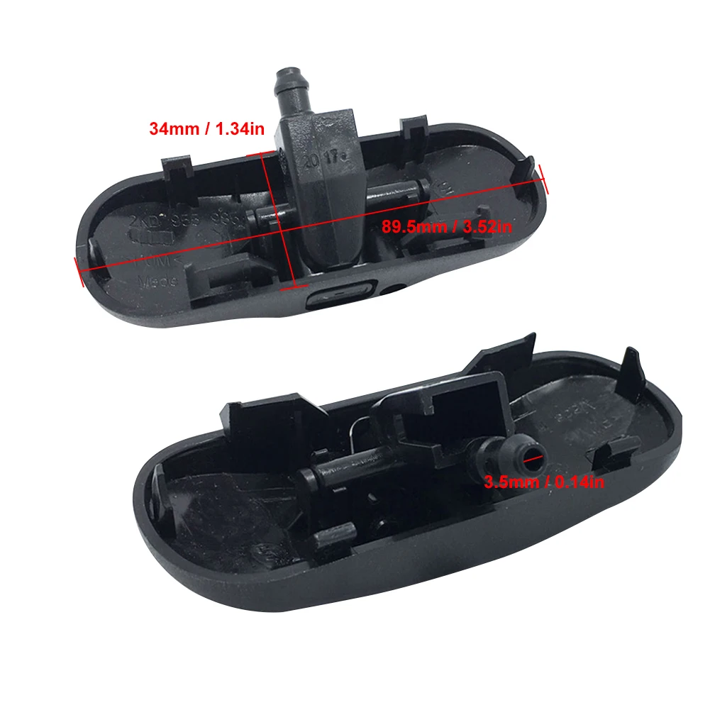 

1Pair Hot sale Front Windshield Washer Nozzle Replacement Jet Kit for A4 A6 A3 Q7 Q5 Q3 A1 A5 Factory Direct Sales Auto Parts