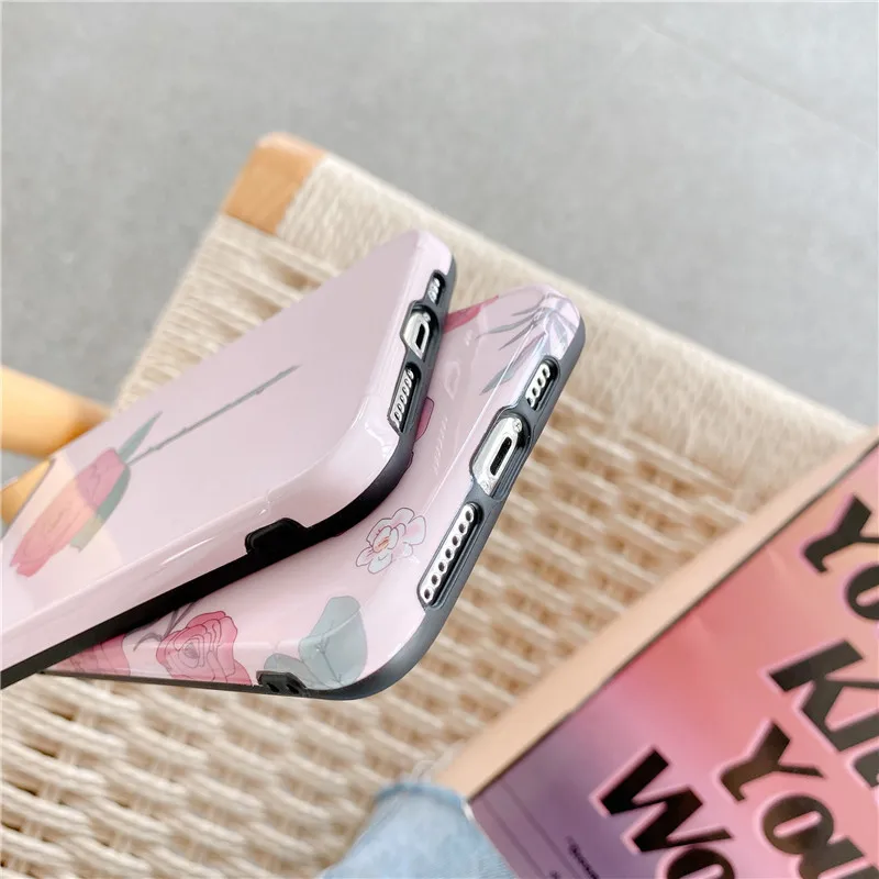 

Girl heart powder flower cell phone case phone cases iphone 8 plus case iphone 11 phone cases iphone 11 cases