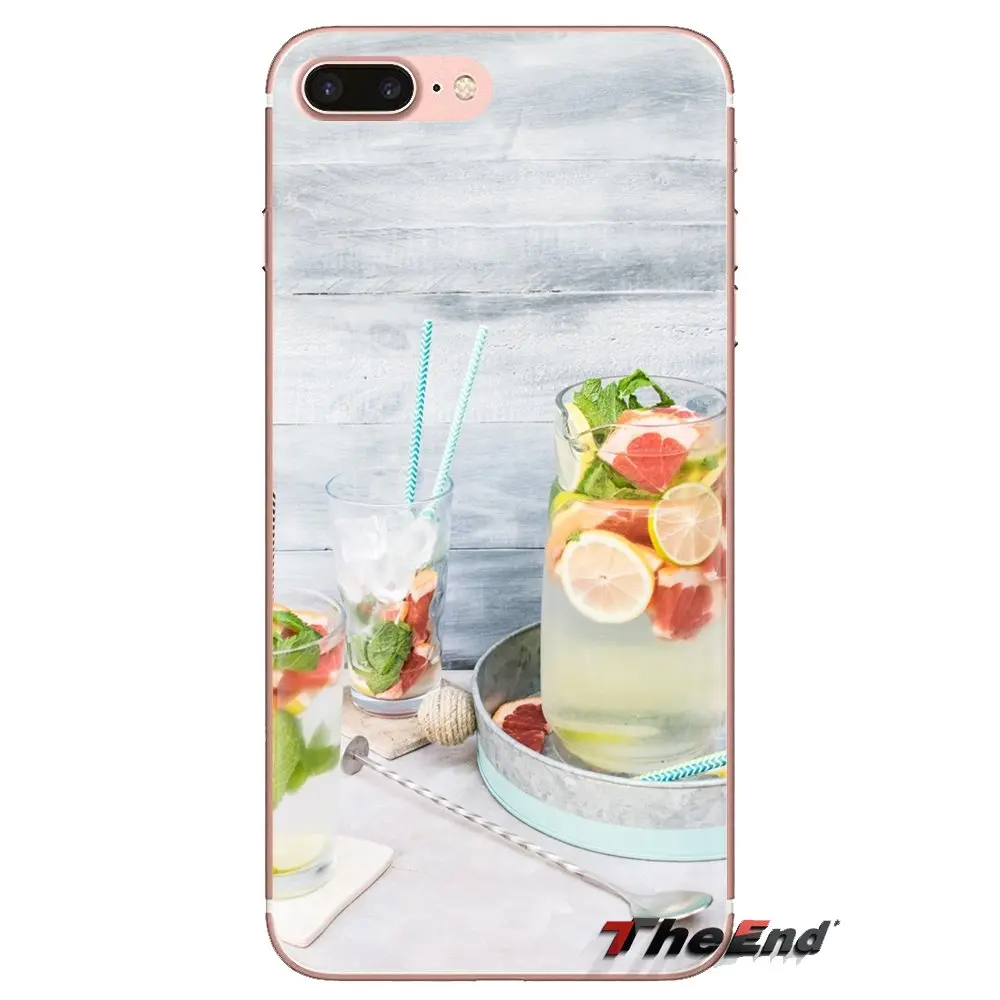 Мягкие чехлы для samsung Galaxy S2 S3 S4 S5 мини S6 S7 край S8 S9 Plus Note 2 3 4 5 8 Coque Fundas свежие фрукты