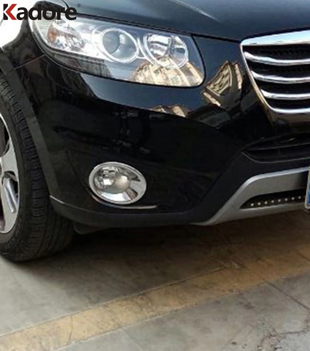 Накладка на переднюю противотуманную фасветильник для Hyundai Santa Fe 2010 2011 2012