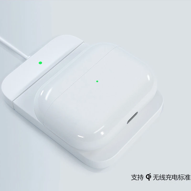Беспроводное зарядное устройство Qi для Airpods 2 3 Pro Bluetooth наушники в 1 беспроводное