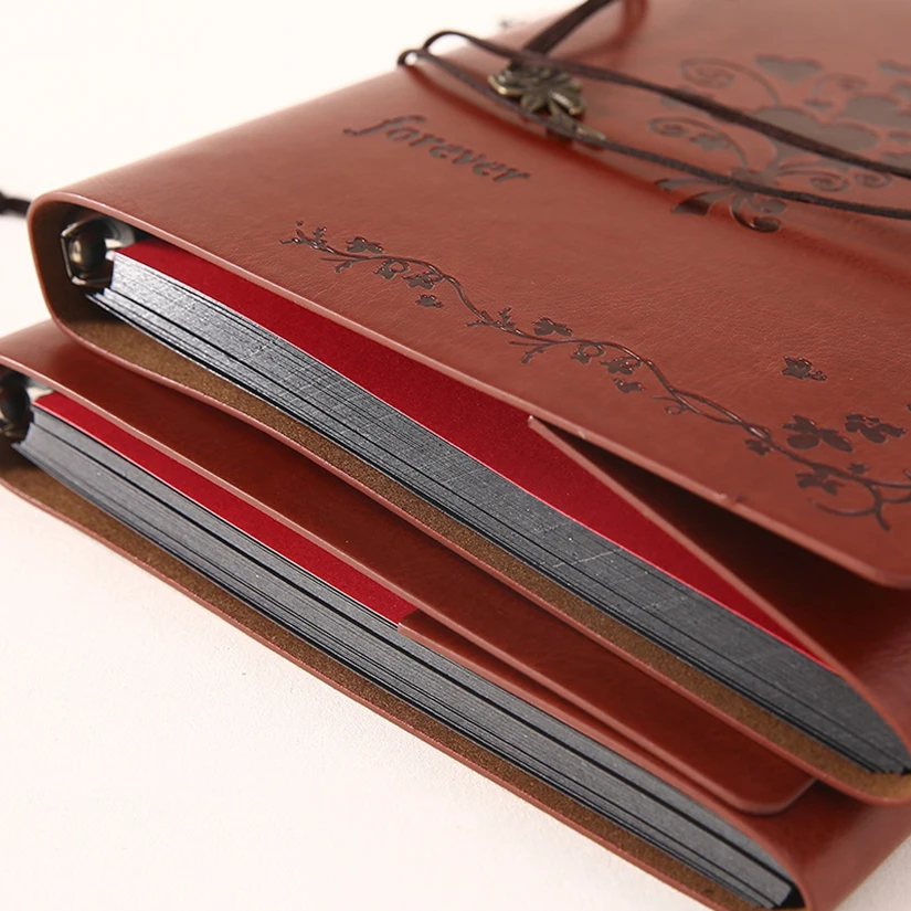 60 страниц фотоальбом сделай сам винтажный кожаный альбом фотоальбомы для