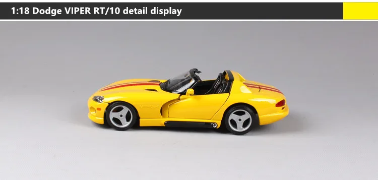 Bburago 1:18 Dodge VIPER RT автомобиль сплав модель автомобиля моделирование автомобиля украшение коллекция Подарочная игрушка Литье под давлением модель игрушка для мальчиков