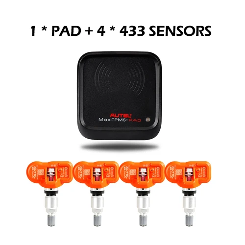 pad 4x433 AUTEL сенсор mx-сенсор TPMS 433 МГц датчик давления в шинах Универсальный mx-сенсор 433 МГц программист работает с AUTEL Maxitpms TS601 - Цвет: pad 4x433