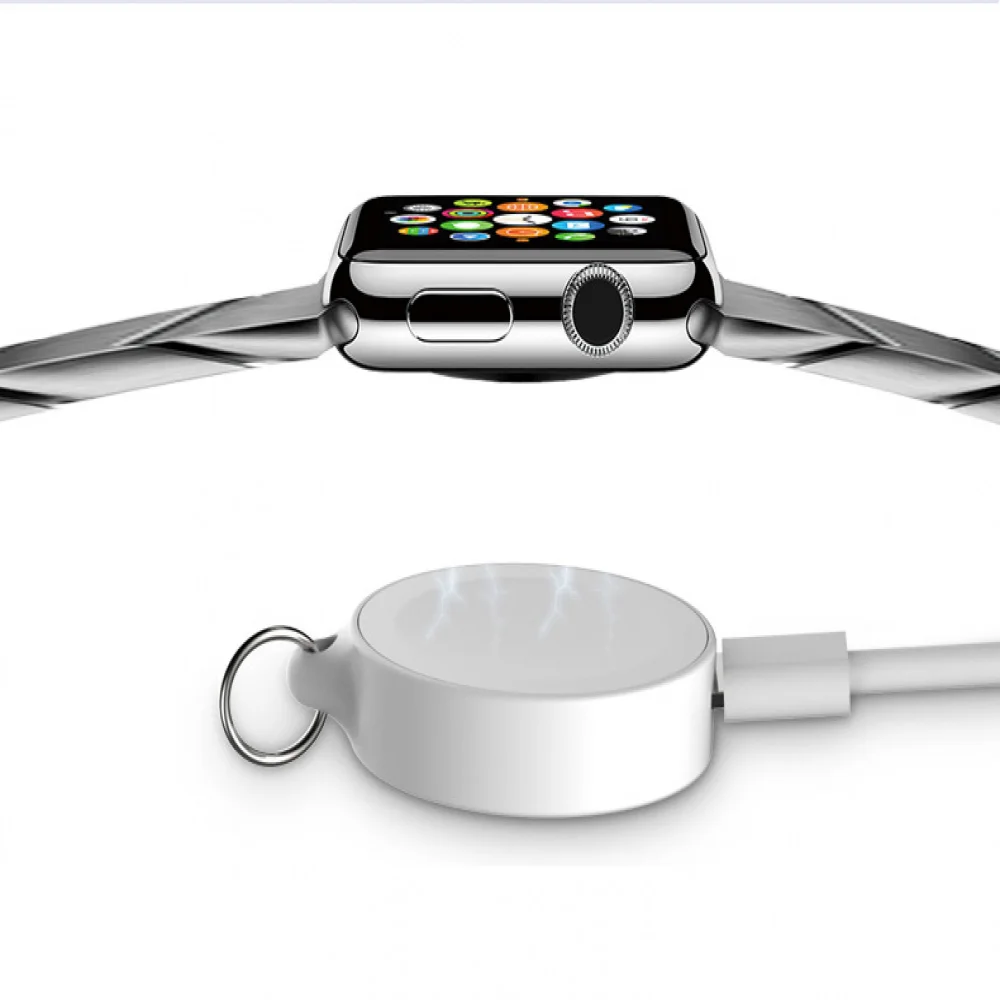 Портативное магнитное Беспроводное зарядное устройство для Apple Watch 1 2 3 4 серии