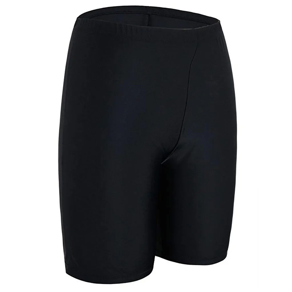 Женский спортивный солнцезащитный эластичный купальник обтягивающие шорты для