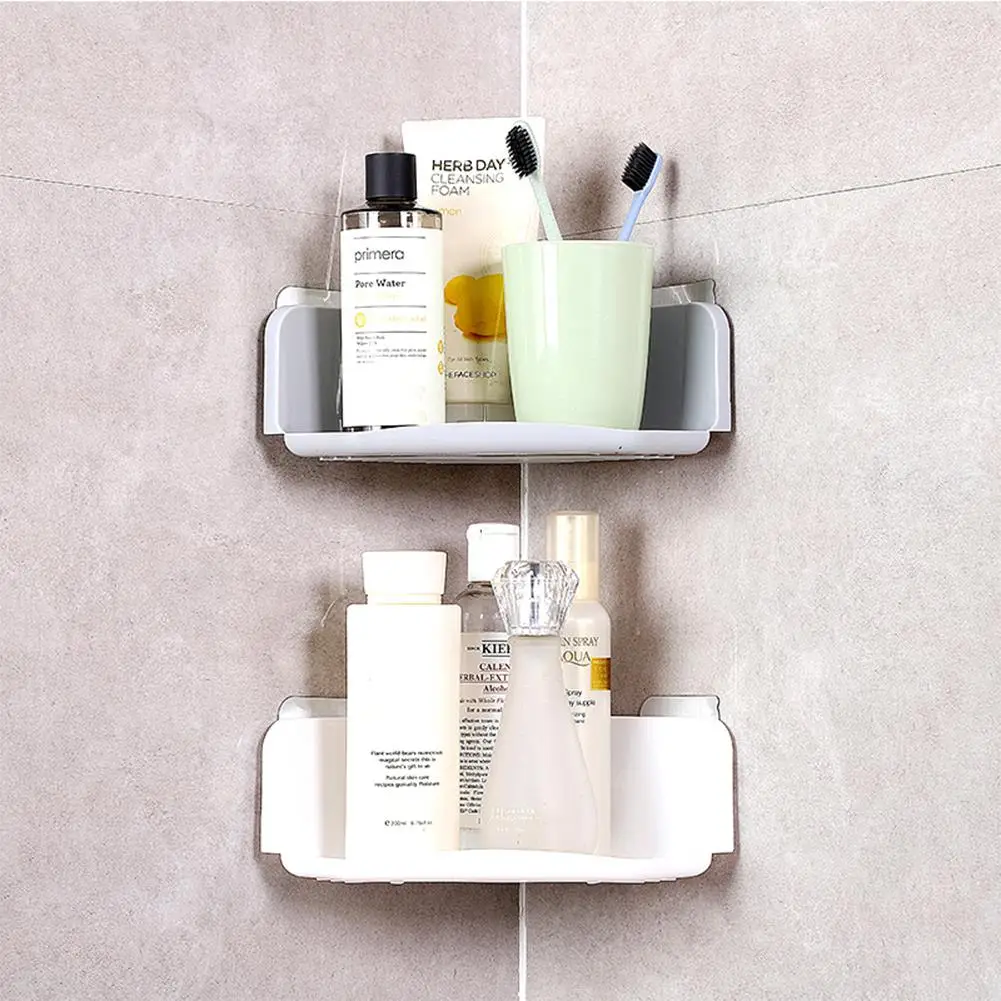 3 цвета Высококачественная пластиковая угловая стойка для хранения с бесшовный