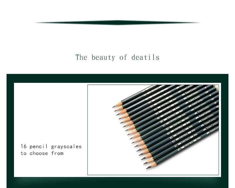 1 шт. Германия Faber-Castell 9000 эскиз карандаш для рисования дизайн товары для рукоделия SV технология склеивания НЕОБРАБОТАННАЯ древесина экологическая безопасность