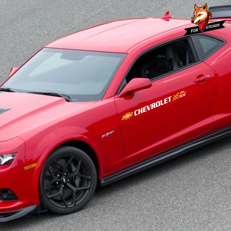 Спортивные полосы автомобильные наклейки с обеих сторон спортивные для Chevrolet CRUZE