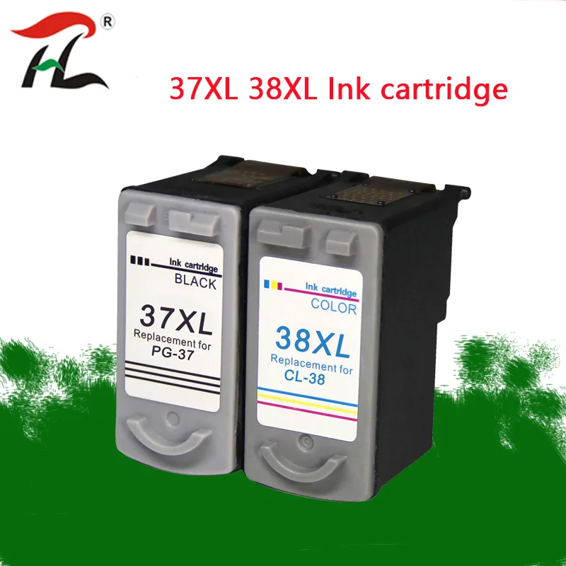 

PG37 CL38 replacement for canon ink cartridge PG 37 CL 38 pg-37 Pixma MP190 IP2600 MP140 MP210 MP220 MP420 MX300 printer
