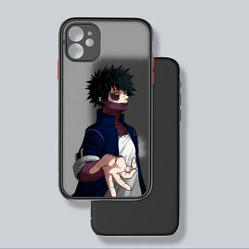 

My Hero Academia deku bakugou Boku Phone Case For iphone 12 11 8 7 plus mini x xs xr pro max matte transparent cover