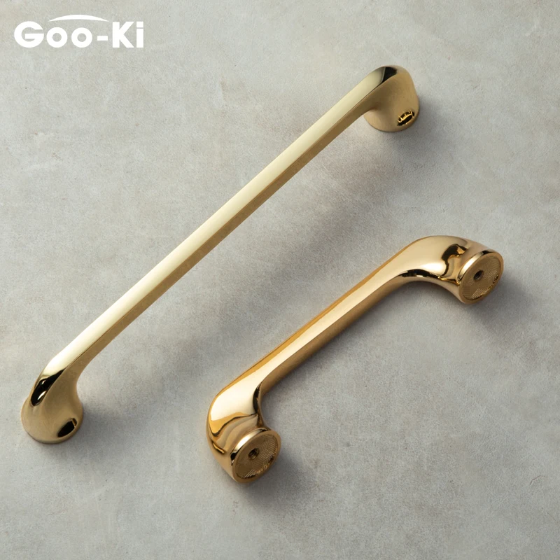 Розового цвета из коллекции Ki Яркий Золотой тянуть ручки шкафа Кухня дверные