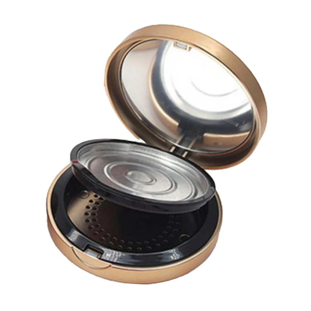 Double Layer Cosmetic Concealer Foundation Powder Container Case Holder Box Jar images - 6