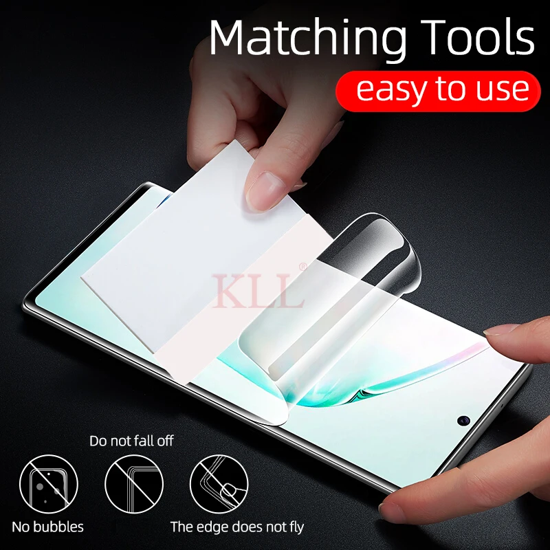 

999D Full Cover Curved Hydrogel Film for Samsung galaxy S20 Ultra S10 S9 S8 Plus Screen Protector Galaxy Note 10 9 8 S10e Lite