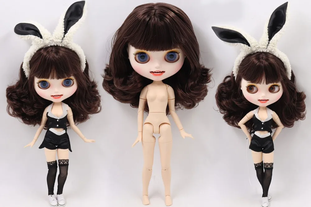 ICY Blyth кукла на заказ с руками Набор для тела Новая Улыбка Рот матовое лицо 1/6 игрушки BJD DIY модные куклы подарок для девочки специальное предложение
