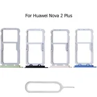 Для Huawei Nova 2 Plus BAC-AL00 BAC-L03 BAC-L23 держатель лотка для Sim-карты адаптер для подключения контейнера запасные части для замены
