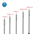 Паяльное жало QUICK TS1200A, паяльное жало без свинца, сварка, инструмент TSS02-SK, TSS02-I, TSS02-1C, TSS02-J, TSS02-KK