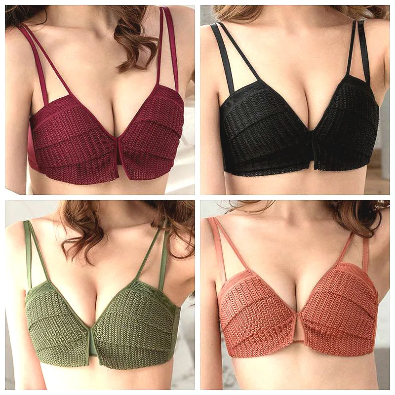 

Fashion Bras Briefs For Women Wireless Bra Ultrathin Lingerie Cotton Brassiere push up bra