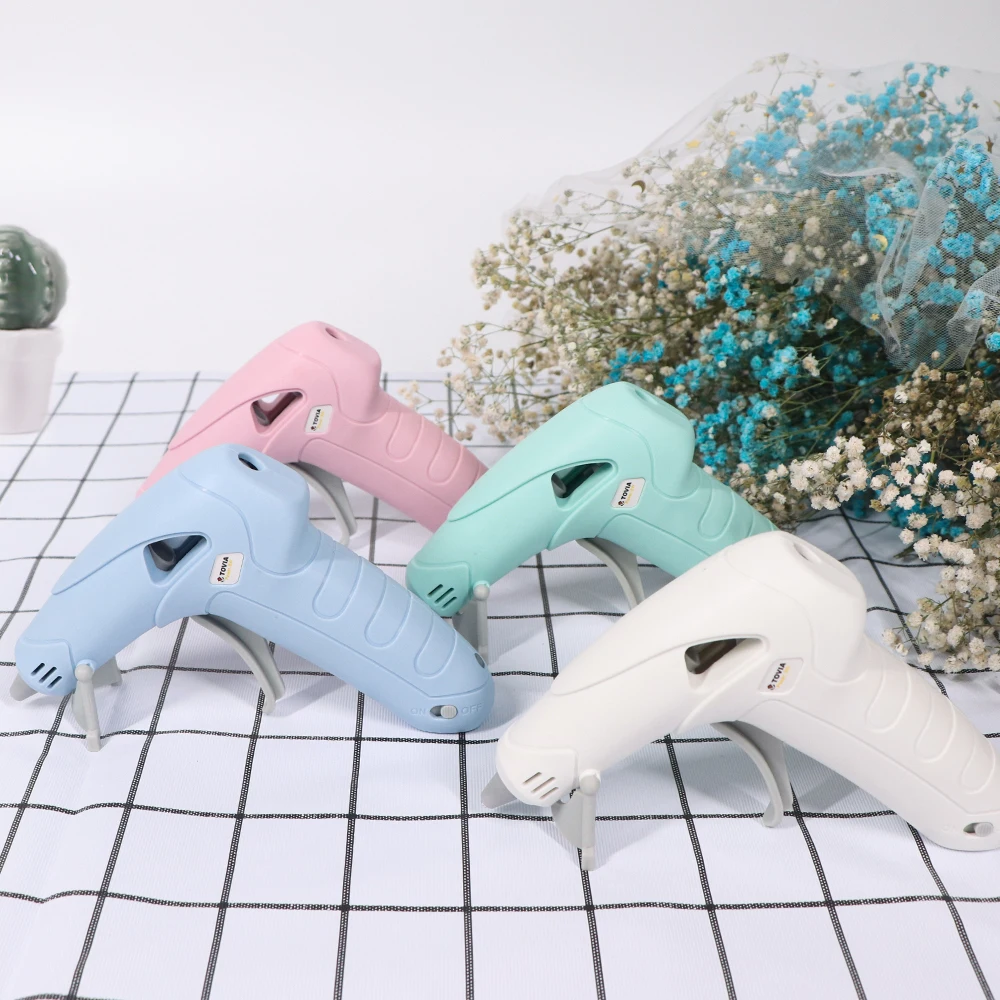 Беспроводной миниатюрный Электрический термоклеевой пистолет комплект