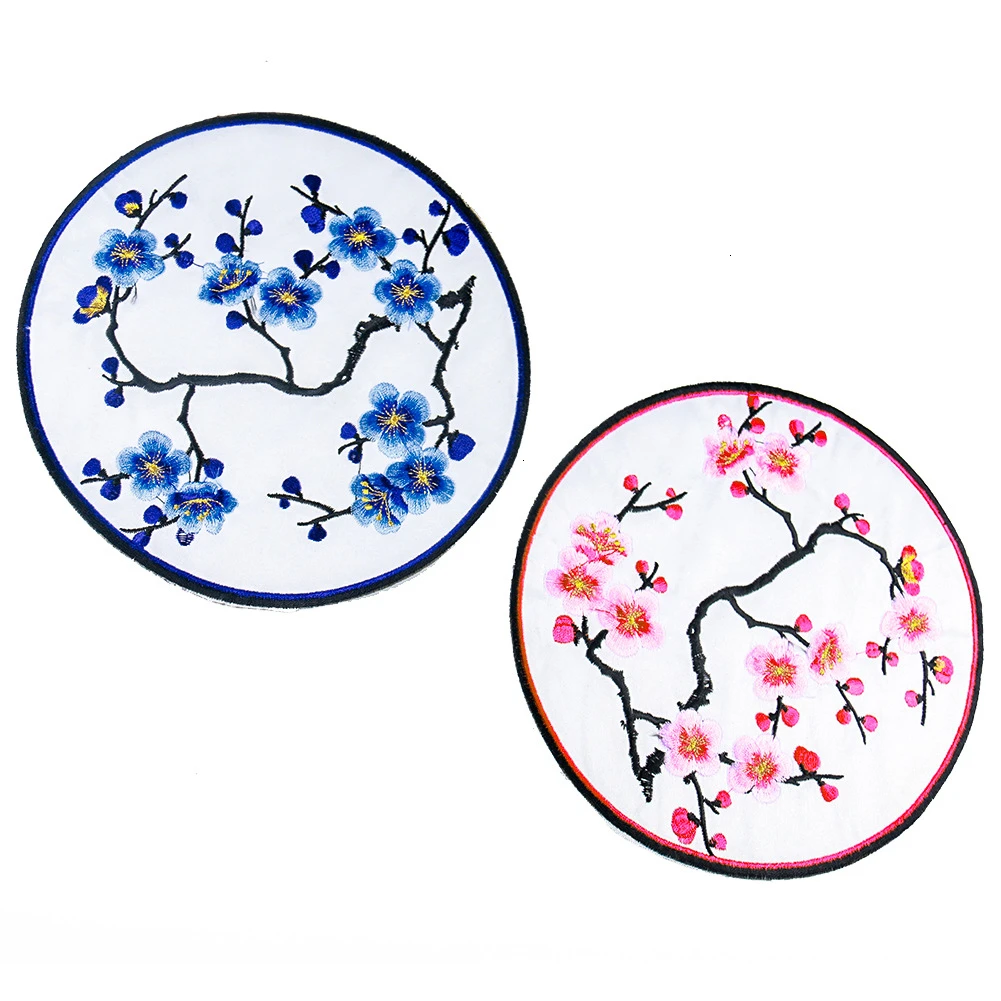 Вышитые нашивки с большим цветком сливы тканевые занавески для диванов окон на