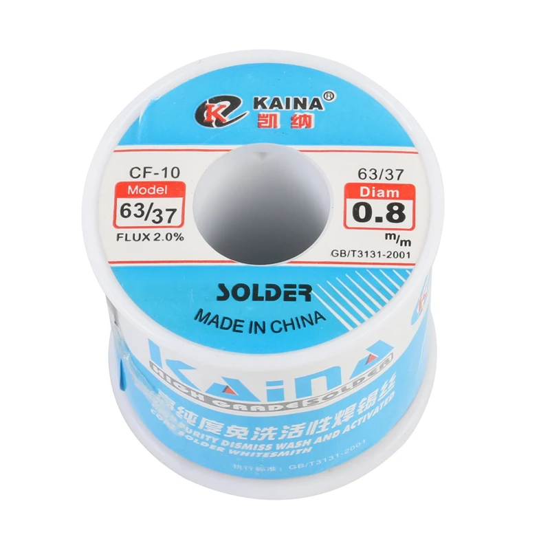 KAINA 0,4/0,5/0,6/0,8/1 мм 450g проволочного припоя 63/37 свинцово-оловянные оловянный припой припоя канифольное ядро припоя Пайка с флюсом сварки