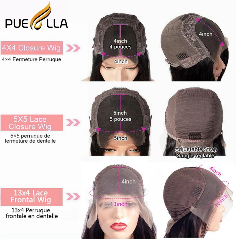 Парик с глубокой кудрявой кружевной передней частью челкой бразильские