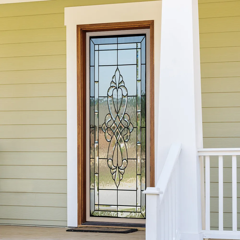 Витражный плакат с имитацией наклейки для стеклянных дверей водонепроницаемый