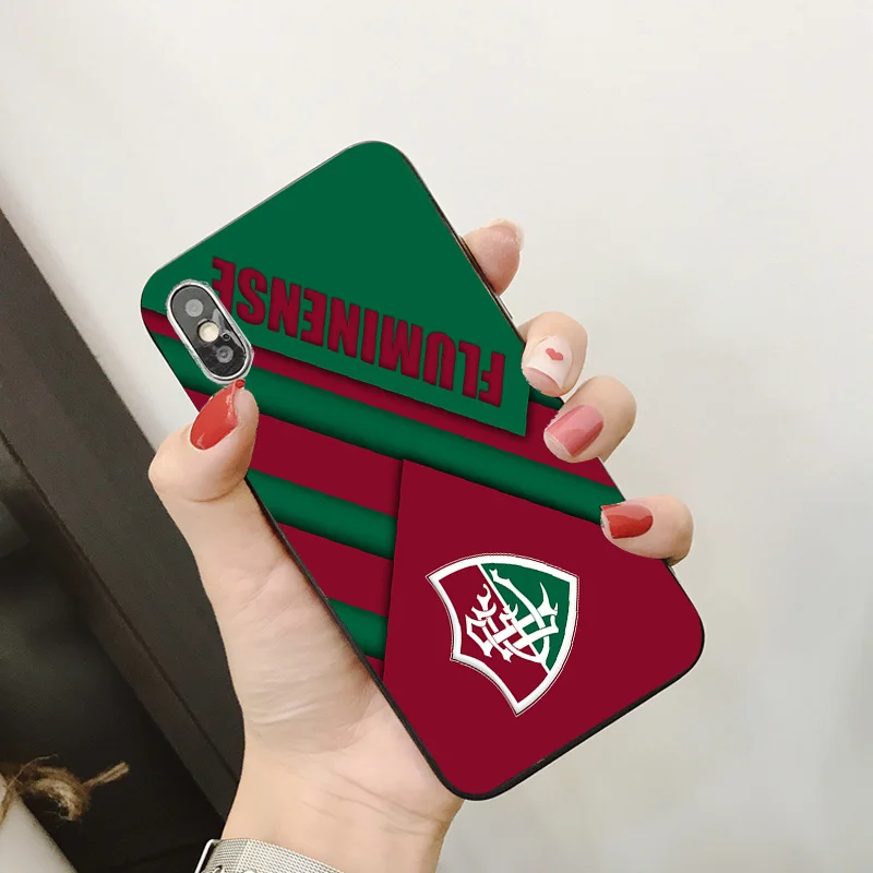 FC Fluminense чехол для iPhone XR 11 Pro XS Max X 5 5S силиконовый матовый iphone 7 8 6 S Plus