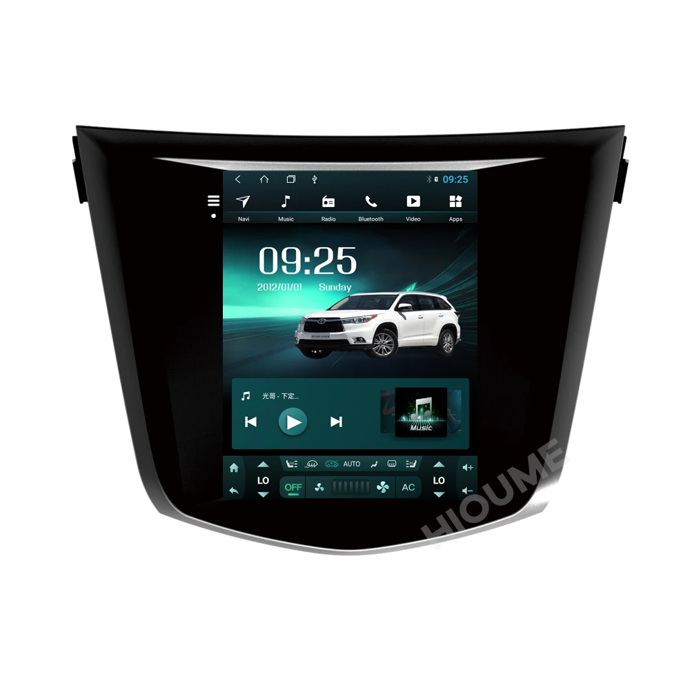 

9.7" Vertical Tesla Screen Android 10 Car GPS Navigation for Nissan X-trail Qashqai 2014-2019 Multimedia Player Radio Carplay