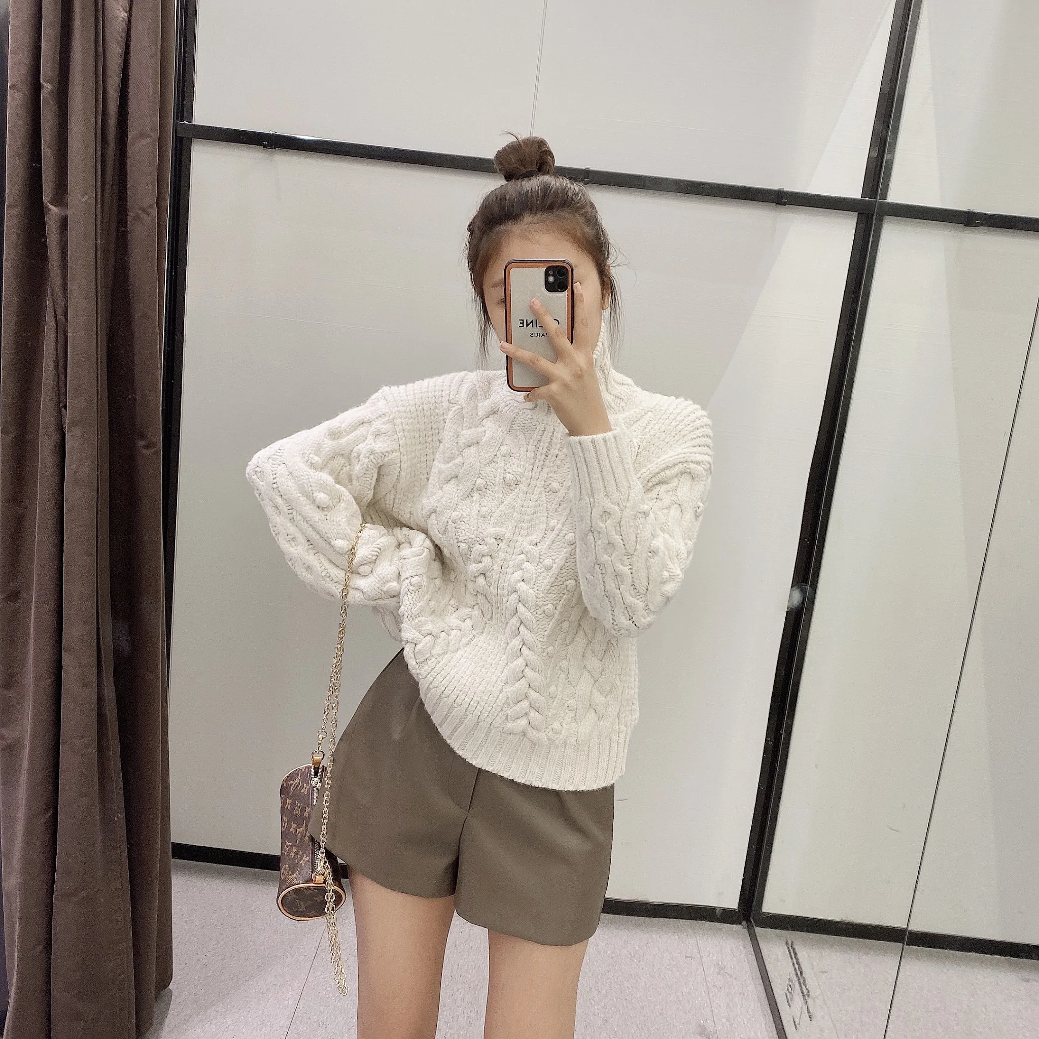 

2021 Spring Knitwear Women Za Long-Sleeved Fashion Sweater Loose Casual Striped Top Pullover