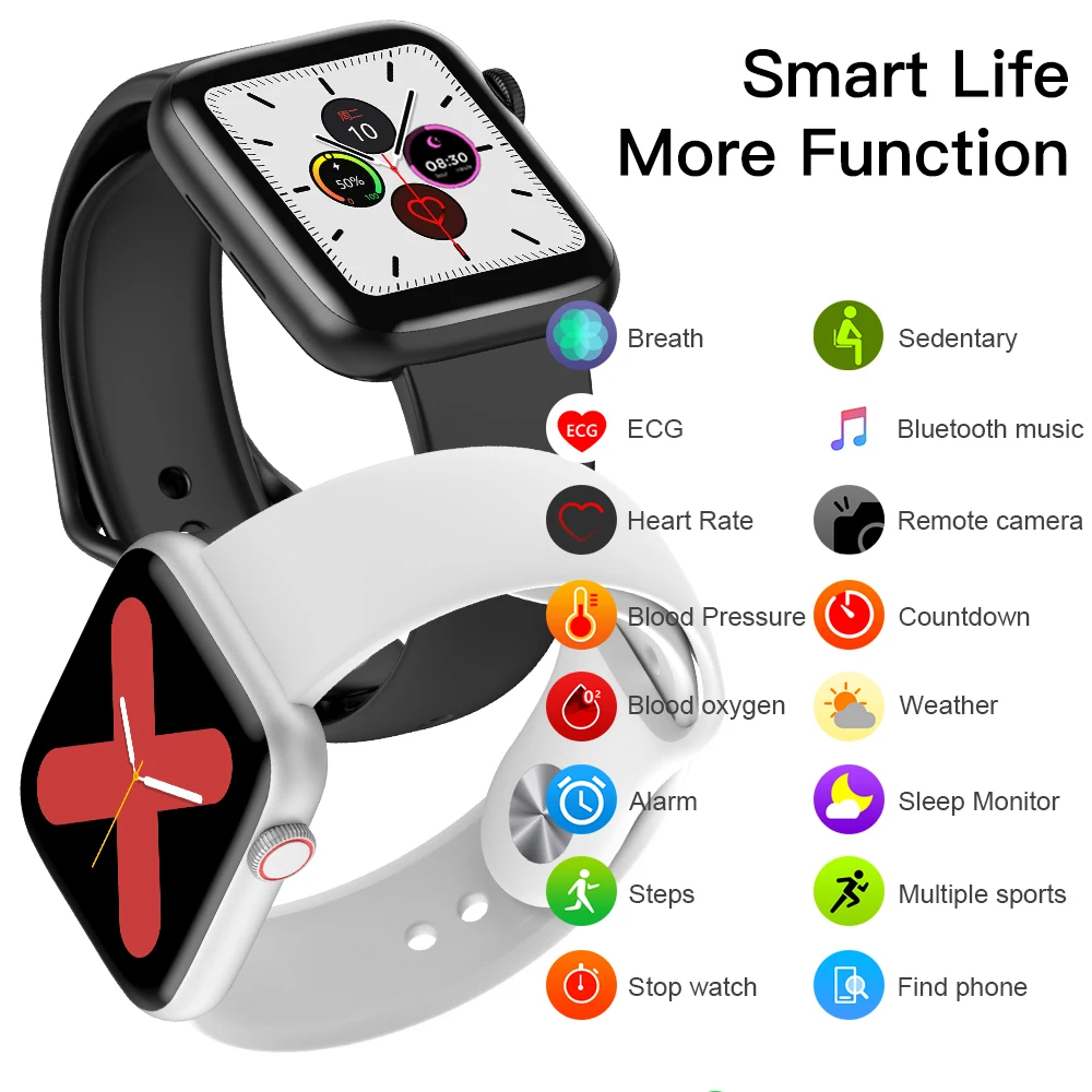 

IP68 Waterproof W75 SmartWatch Bluetooth Spots Fitness Heart Rate Blood Pressure Oxygen Monitor IWO Smart Watch For Men Women