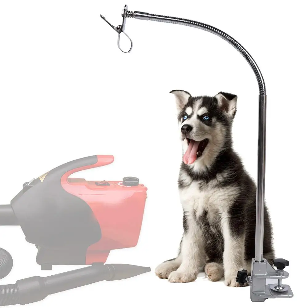 Нескользящая Гибкая подставка из нержавеющей стали с зажимом для стола груминга