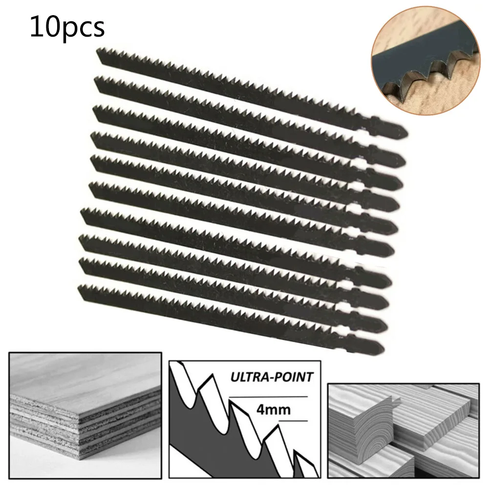 

10Pcs T744D 180mm Ultra-long Jigsaw Saw Blades Fast Cutting Set For Wood Plastic 10*Saw Blades 2021 New Saw Blades High Quality
