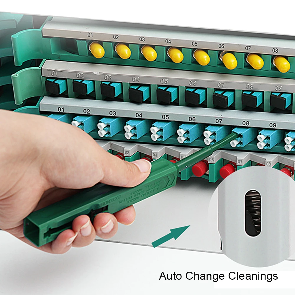 Нажатием одной кнопки чище Очиститель оптического волокна ручка 2 5 мм SC FC ST