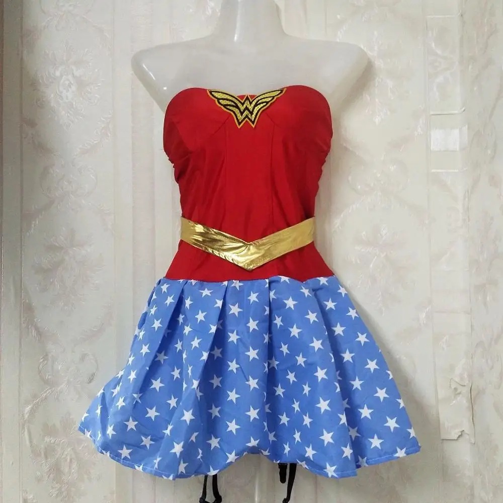 Супергерой Супермен, Женский карнавальный костюм на Хэллоуин, Wonder Woman, вечерние костюмы Zentai, женские Ролевые костюмы из фильма, платье+ плащ