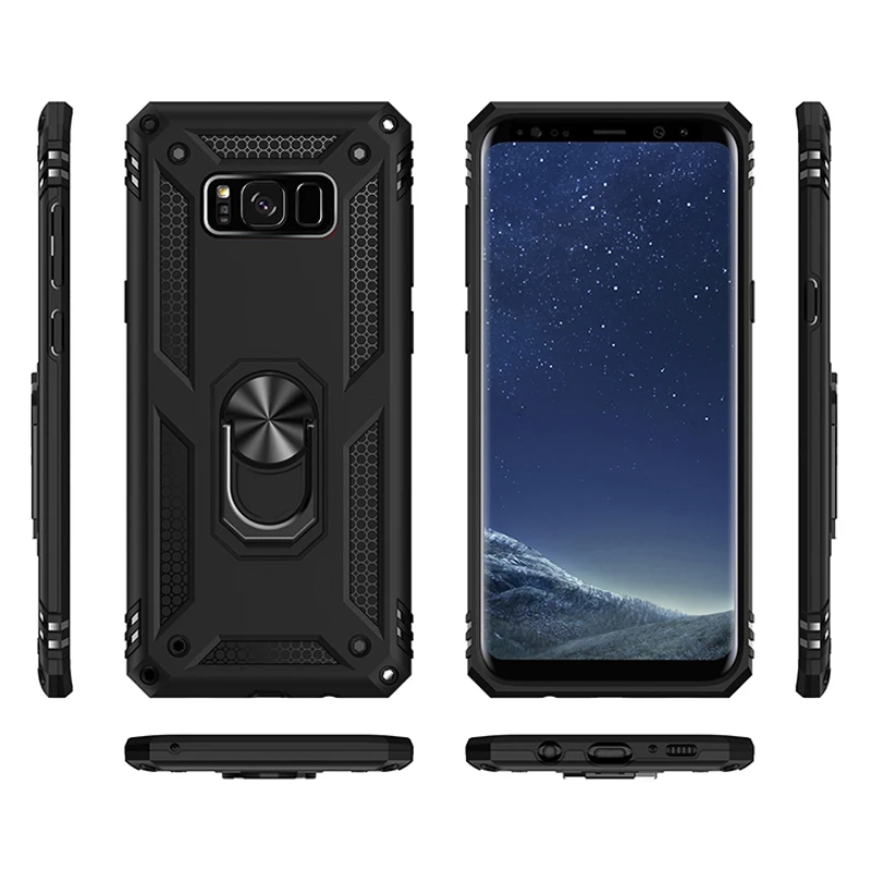 Для samsung galaxy s8 чехол s 8 plus s8plus 8splus gs8 galaxys8 samsungs8 кольцо металлическая подставка для