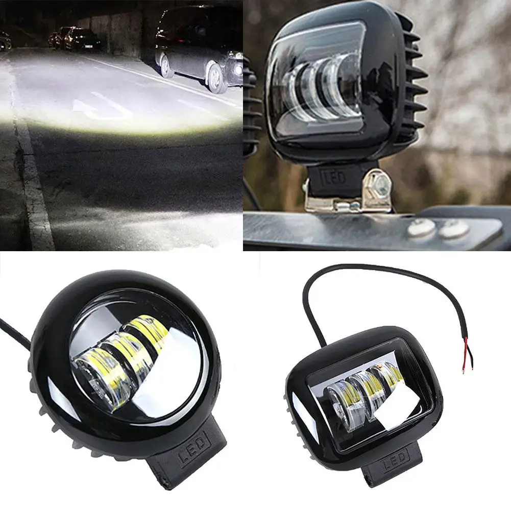 

DC12-80V Square/Round 30W 6000K LED Universal Work Light for Car SUV UTV Truck Offroad Motorcycle Hot Sale
